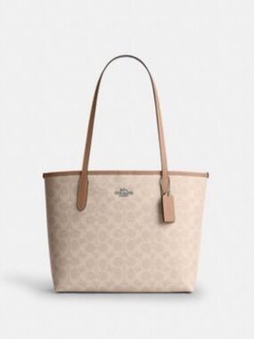 Medium City Tote Bag In Signature Canvas